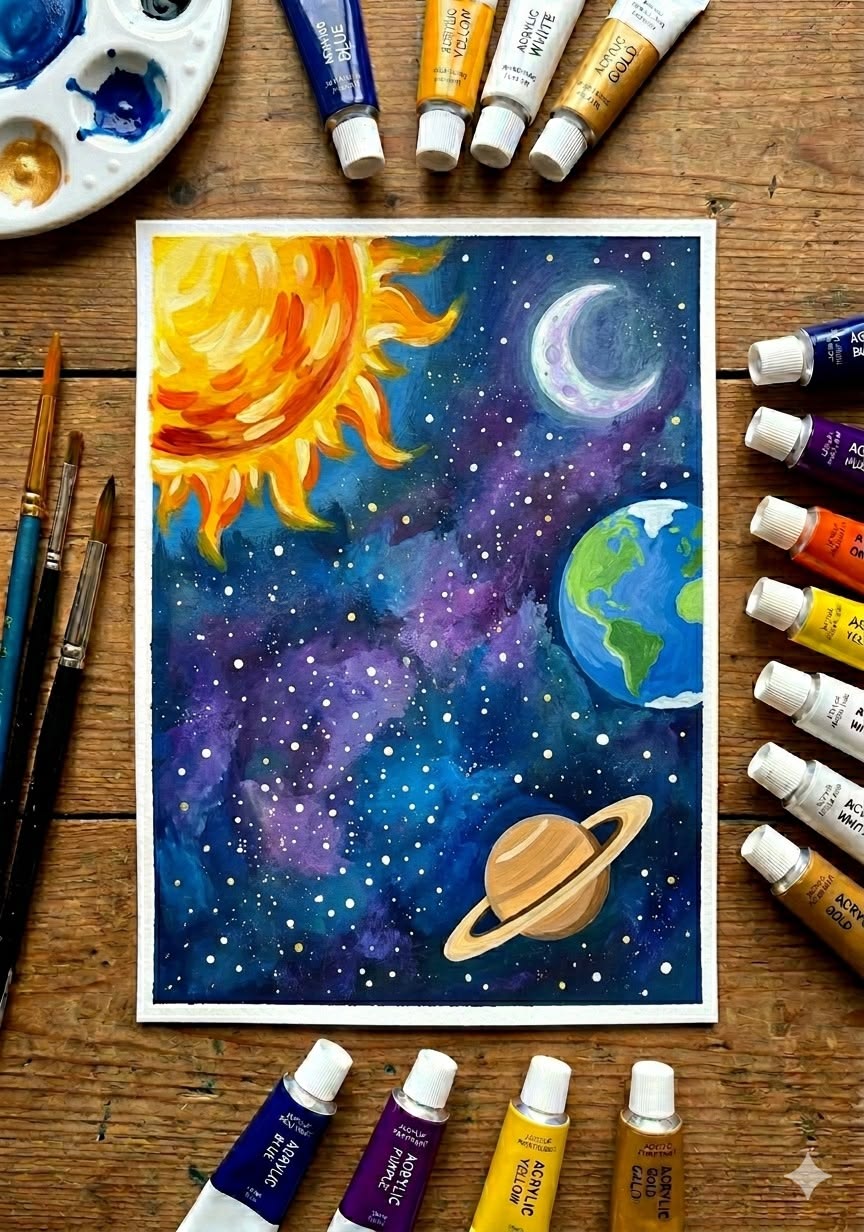 Artistic painting practice